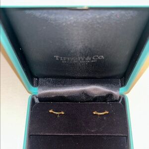Tiffany & Co. Smile 18k Gold Stud Earrings